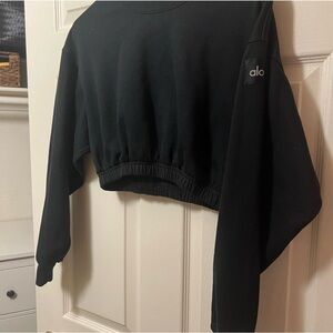 Alo Yoga Devotion Pullover Fleece Crop Top